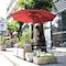 Villacera 9-Foot Outdoor Patio Umbrella, Red 83-OUT5445 - alternate 1